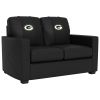 Silver Loveseat with Green Bay Packers Primary Logo