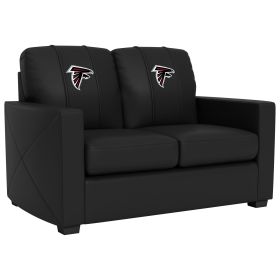 Silver Loveseat with Atlanta Falcons Primary Logo
