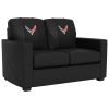 Silver Loveseat with Corvette Symbol Logo