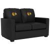 Silver Loveseat with Chicago Blackhawks Logo