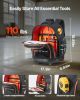 VEVOR Rolling Tool Backpack 45 Pockets Heavy Duty Roller Tool Bag on Wheels