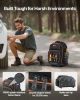 VEVOR Rolling Tool Backpack 45 Pockets Heavy Duty Roller Tool Bag on Wheels