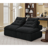 [NEW ARRIVED] [VIDEO PROVIDED]Modular Sofa,No Armrests,At will DIY,Soft Corduroy Fabric,Neck Pillow-Back Lounge Sofa Chair,Reading Nook